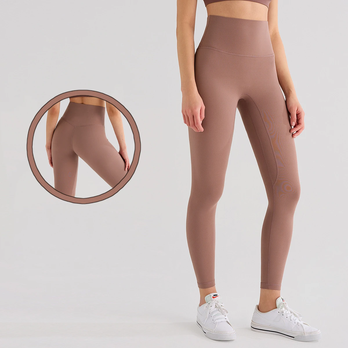 

Женские спортивные брюки для йоги без показа, удобные брюки для йоги с высокой талией, подтягивающие ягодицы, матовые обнаженные антибактериальные узкие тренировочные брюки