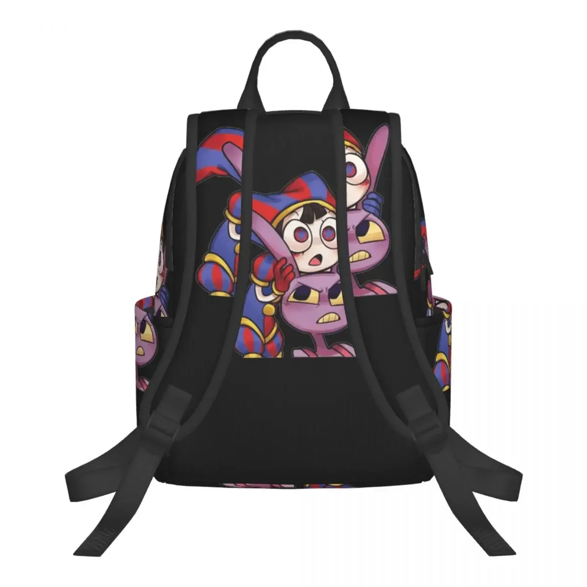 Pomni Tadc Jax The Amazing Circus Student Backpack School Bag Hiking Travel Daypack for Men Women Bookbag Shoulder Bags