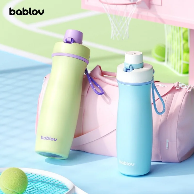 Bablov 500ml Sport Insulated Cup 316 Stainless Steel Direct Drinking Water Bottle Portable Outdoor Climbing Cycling Tumbler Gift