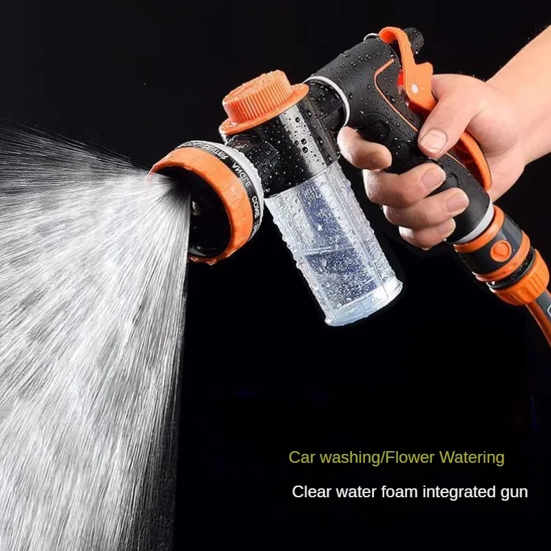 Portable Auto Foam Lance Water Gun High Pressure 3 Grade Nozzle Jet Car Washer Sprayer Cleaning Tool Automobile Garden Wash Tool