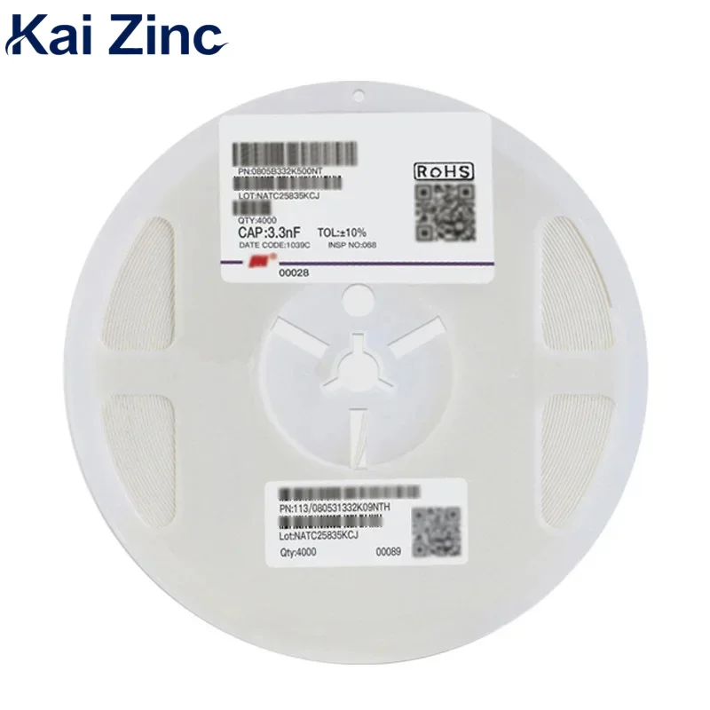 0805B332K500NT 0805… - image