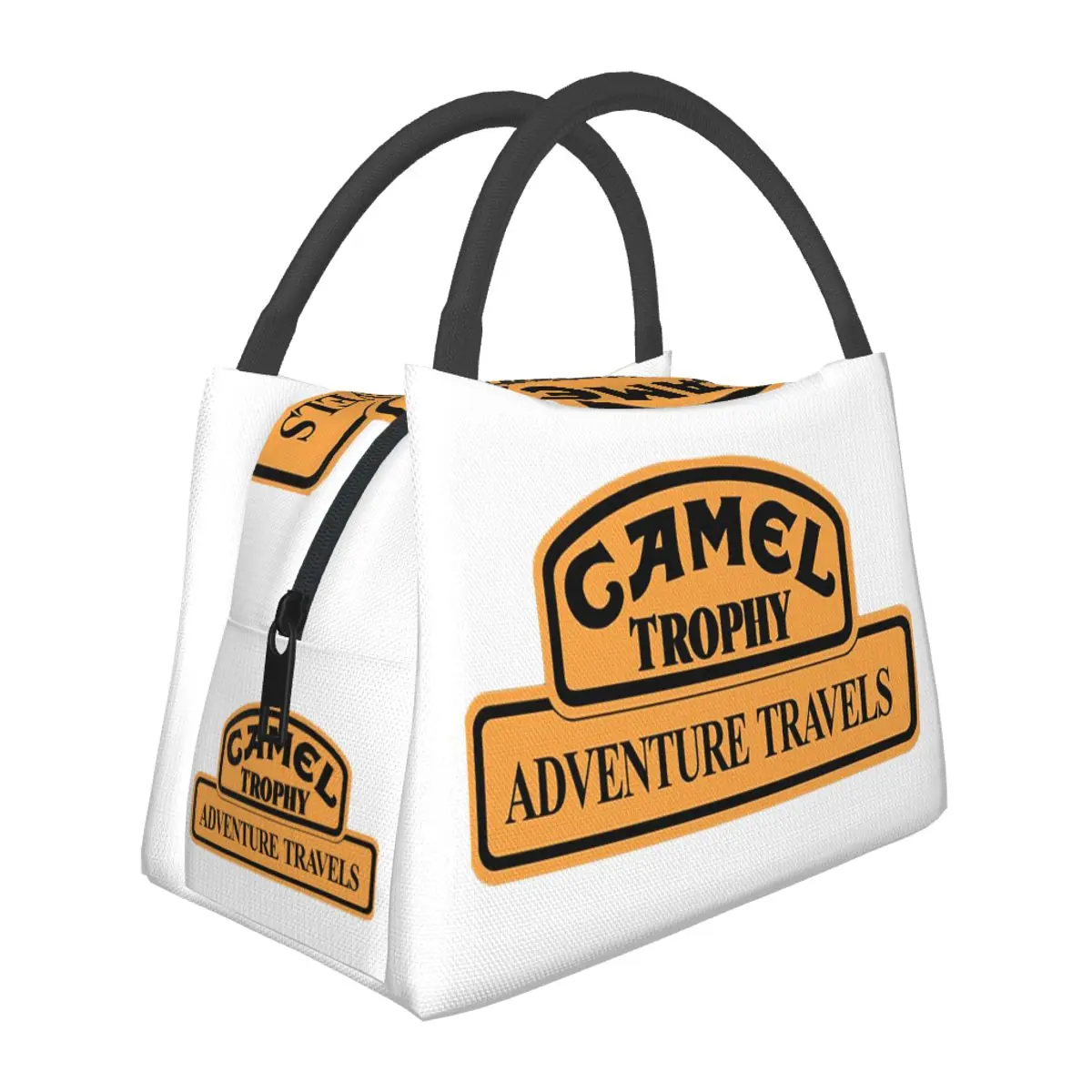 Camel Trophy Adventure Travels Lunch Bags Insulated Bento Box Lunch Tote Picnic Bags Cooler Thermal Bag for Woman Girl Office