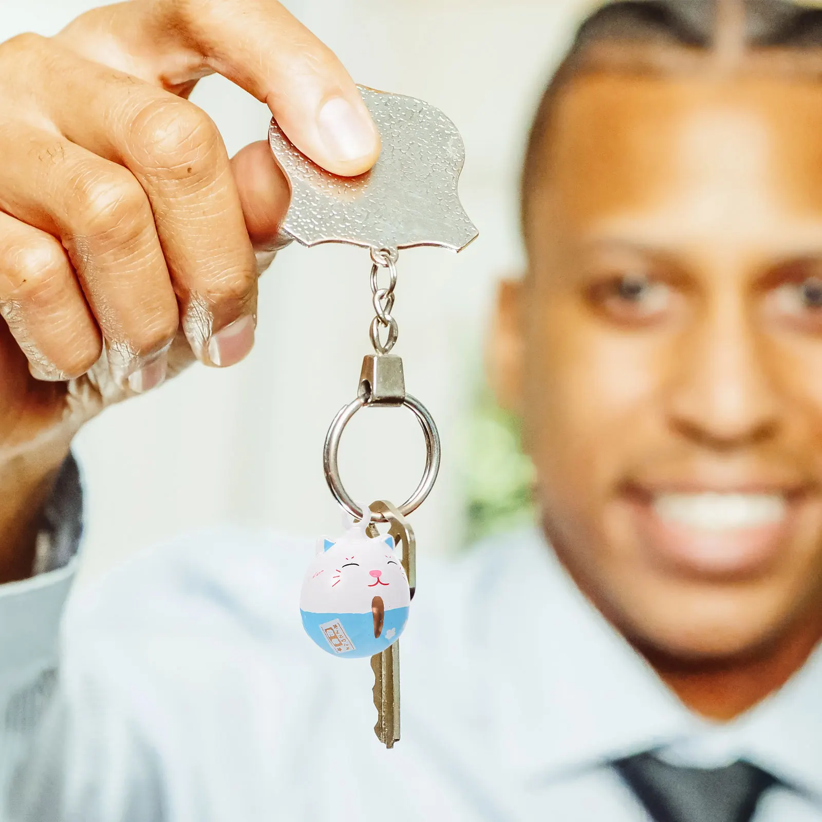 

10 Pcs Cat Bells Blue White DIY Accessories Durable Non Fading Home Decor Craft Pendant Practical Daily Use Sewing Supplies