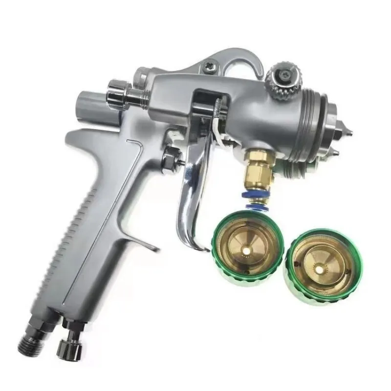 Double Head Spray Gun Color Plating Spray Gun  Internal Pressurized Waterborne Coating AB Adhesive Nano External Mixing Gun