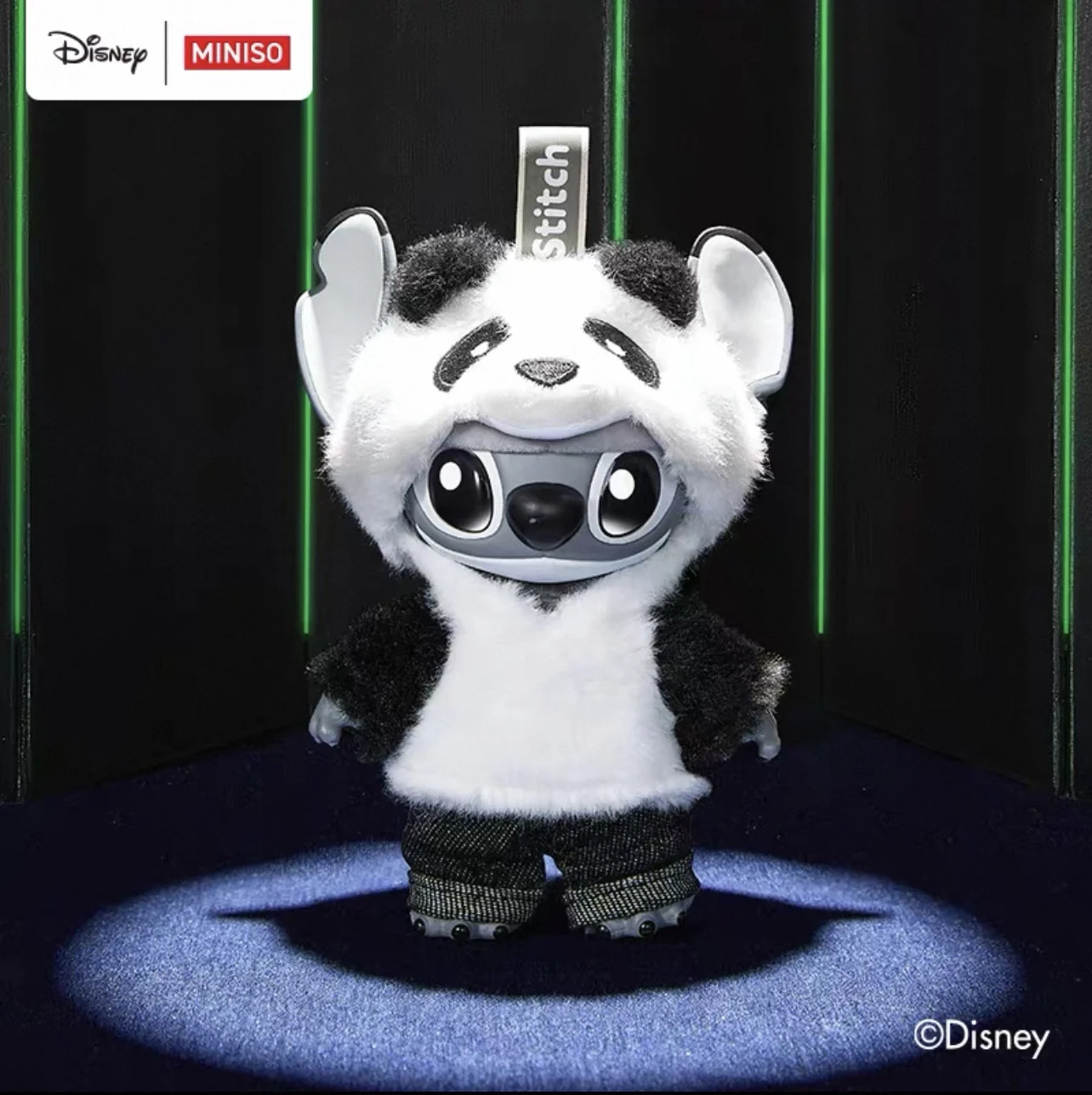 Gorąca sprzedaż Oryginalny Stitch GenZ Street Series Panda Limited Edition Emalia Niespodzianka Pluszowy Wisiorek Śliczny Model Ozdoba Prezent