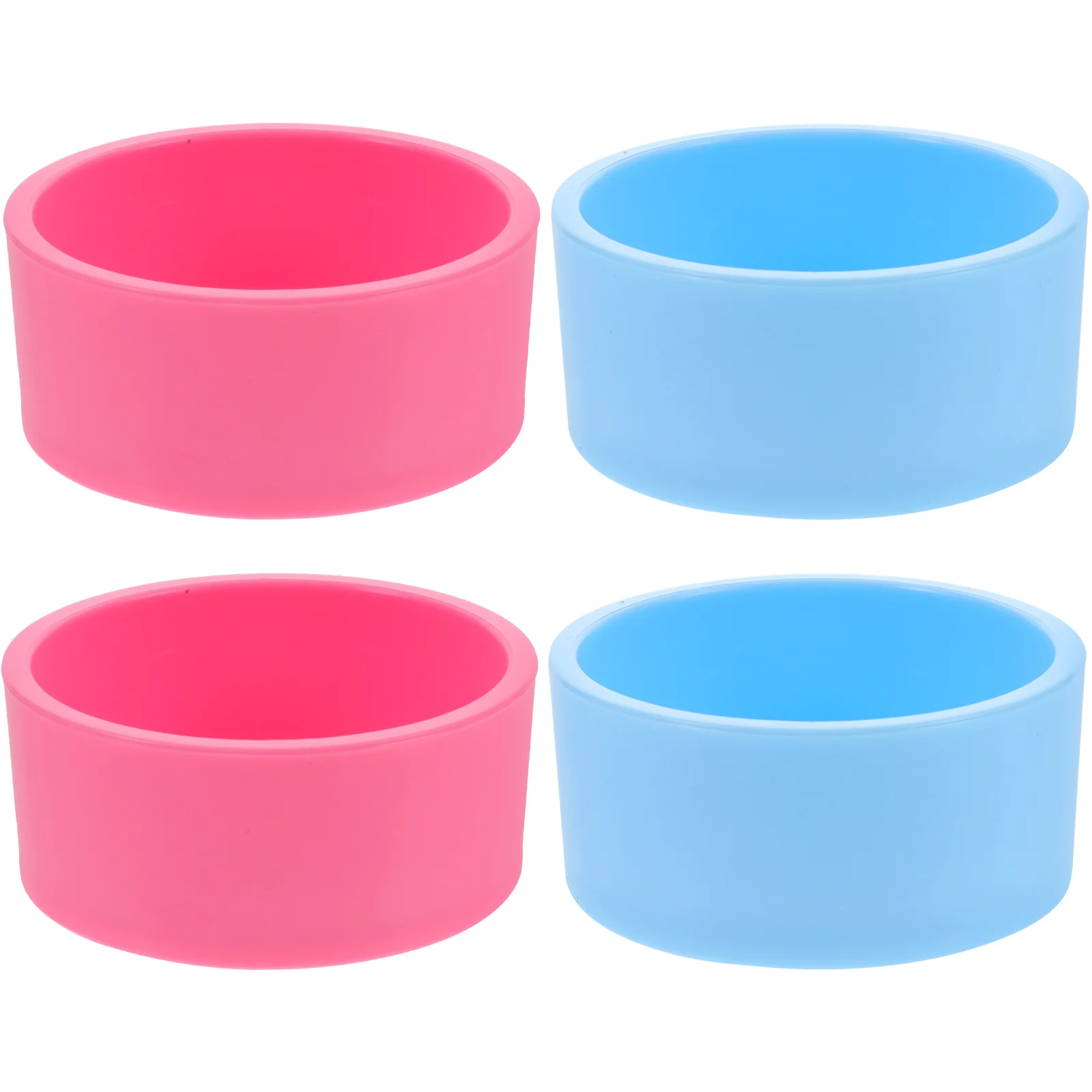 

4pcs Hamster Food Bowl Guinea Pig Water Tray Plastic Pet Feeder Durable Easy Wash Supplies Cage Accessories Fall