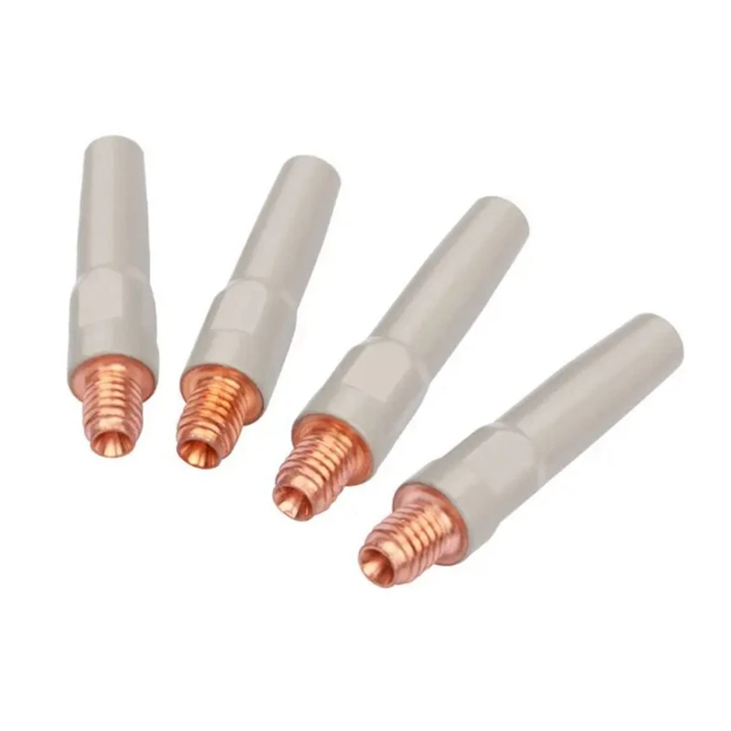 10PCS Anti-Welding Slag Welding Wire Feeding Tips Coated Welding Torch Nozzle MIG Welding Tool Consumables