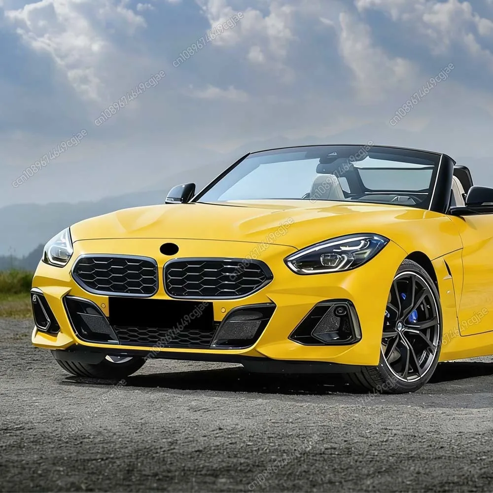 

Front Bumper Front Kidney Racing Grille All Black Honeycomb Style Glossy Black Kits For BMW Z4 G29 20i 30i M40i 2019-2026 Tuning