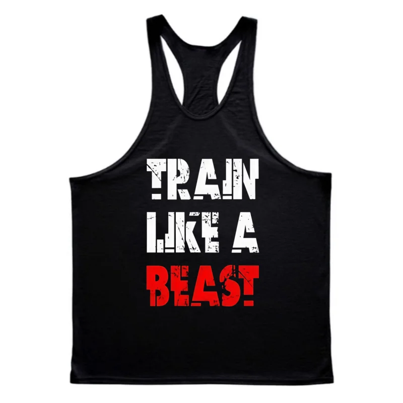 

Exercise Stringer Tank for Men, Racerback Thin Strap, Breathable for Fitness, Suitable for Gym Training, Bodybuilding & Lifting