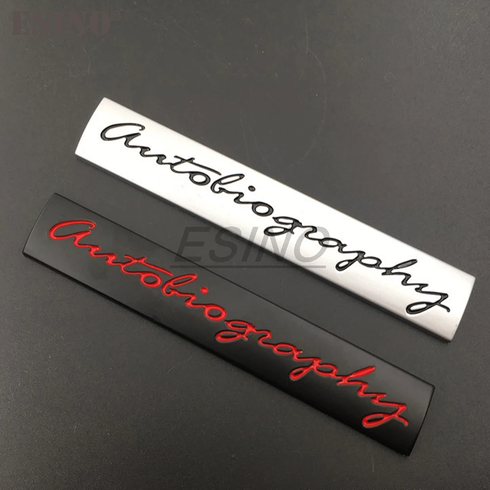 Auto Styling aufgeladene Autoliographie 3d Metall Chrom Zink Legierung Emblem Abzeichen Aufkleber Auto Zubehör für Land Rover Ranger Rover