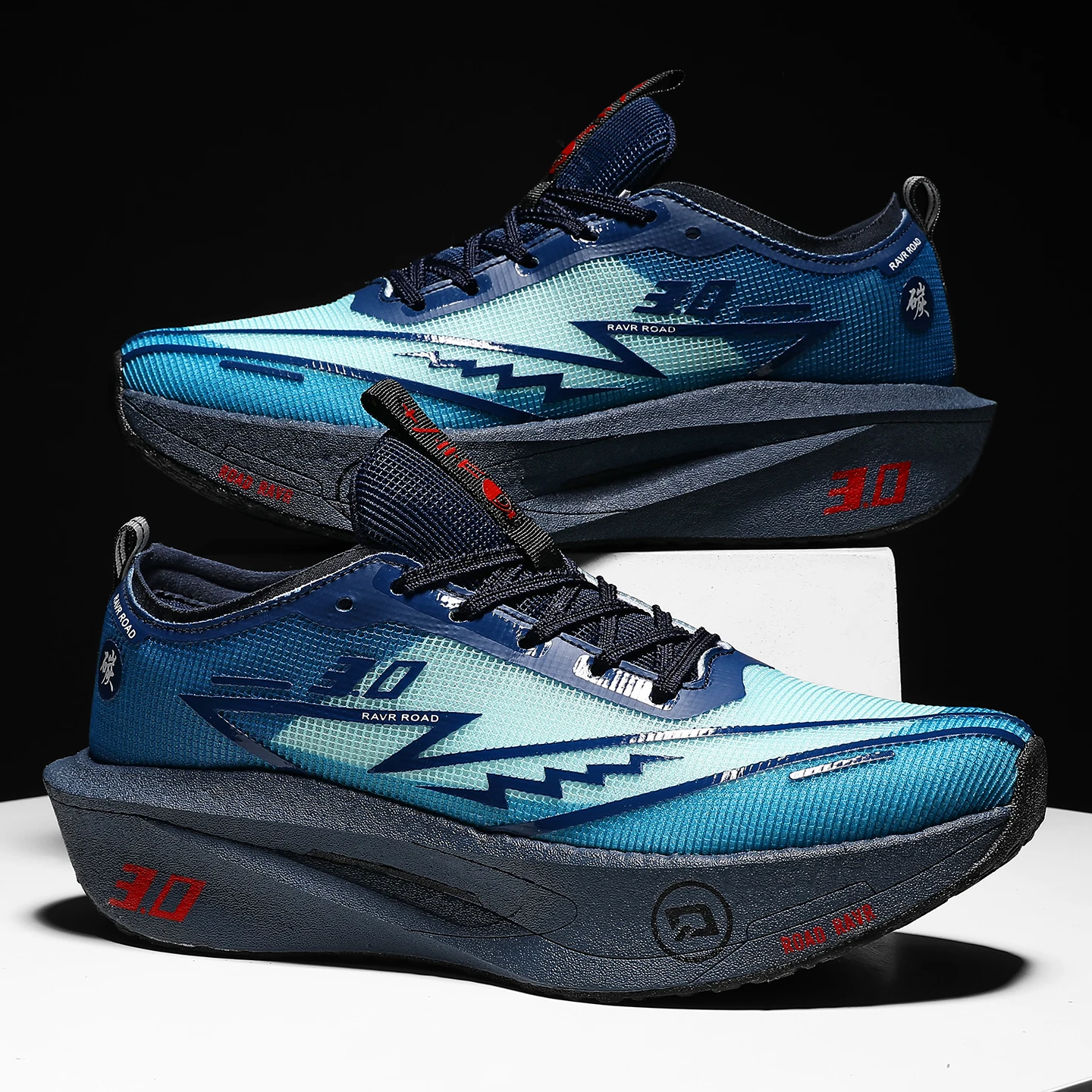 

Men Women Running Shoes Carbon-fiber Cushioned Sneakers Lightweight Trail Athletic Shoes Breathable Mesh Anti-slip Walking Shoes