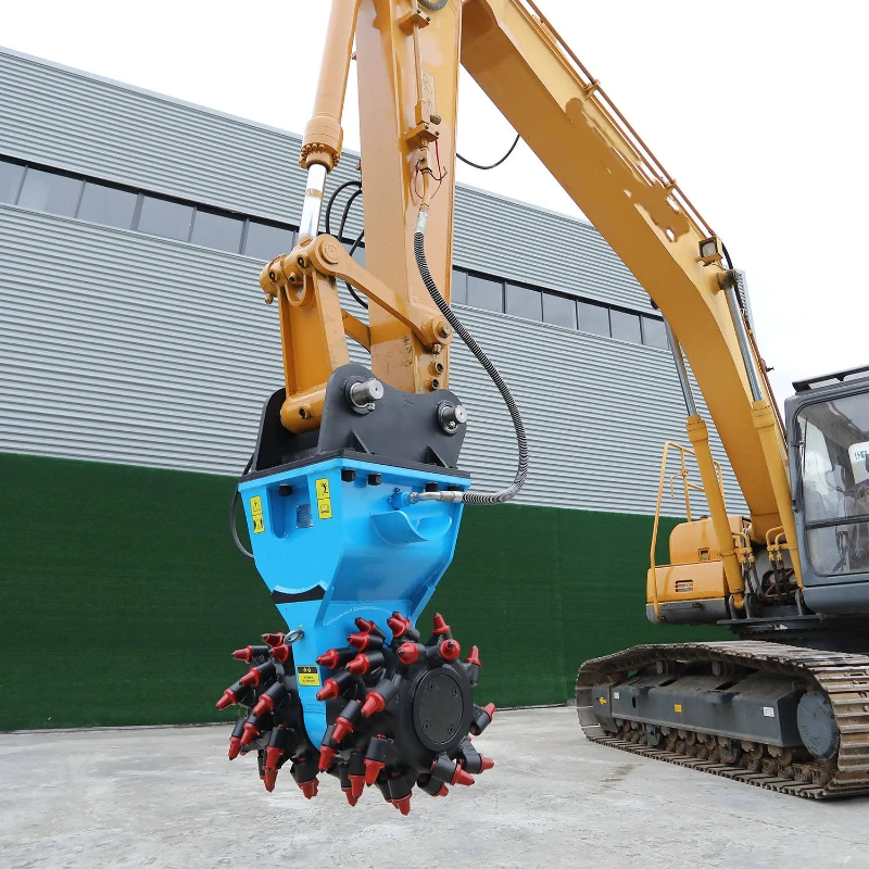 Hot Product Construction Attachments Rotary Drum Cutter Hard Ore Milling Hydraulic Drum Cutter Factory Direct Sale