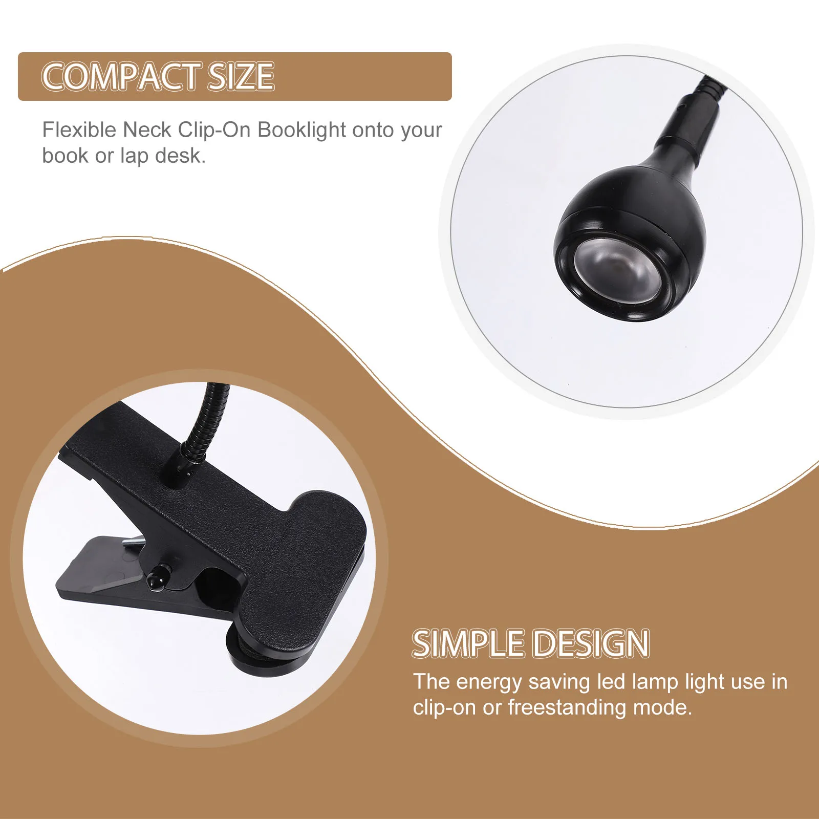 

USB Eye Protection Table Lamp Desk Lamps Clip Light for Bed Headboard Adjustable Neck Student