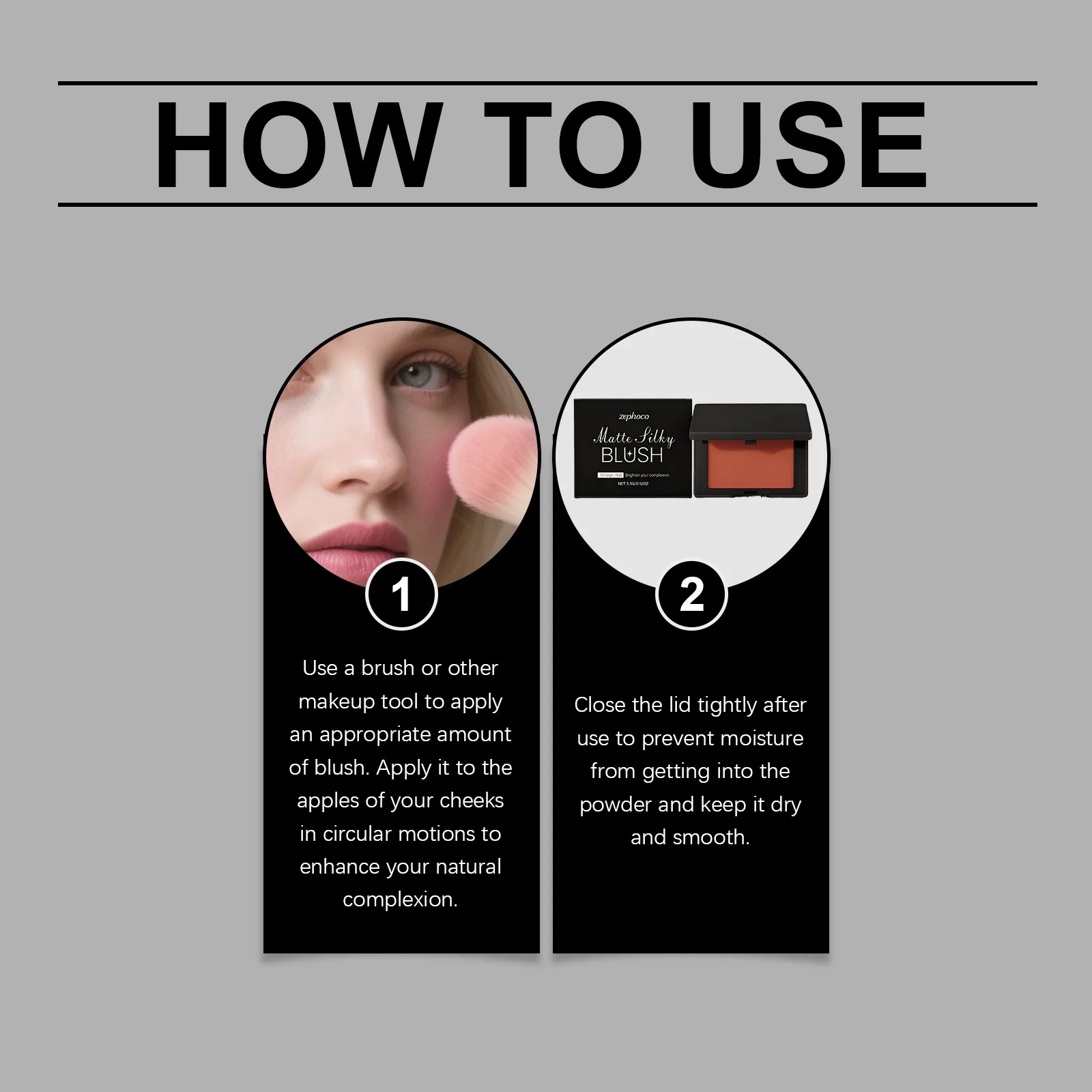 Matowa paleta pudrów do różu Monochrome Naturalny efekt różu Zmiękczający Jedwabisty kolor brzoskwini Konturowanie twarzy Długotrwały Wodoodporny Makijaż policzków