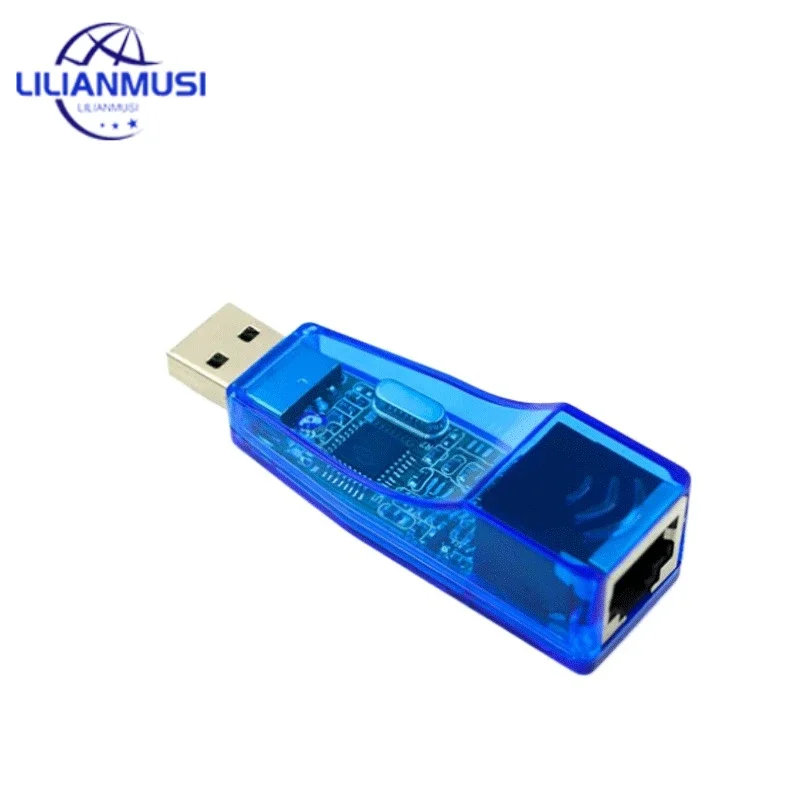 

50pcs USB Network Card Converter Host Laptop External Wired Network Card Usb to RJ45 Network Cable Interface Head