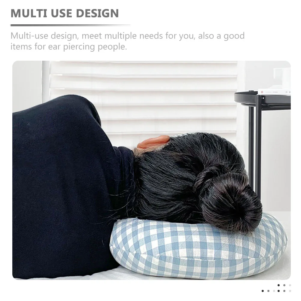 

Piercing Pillow Anti Ear Pain Round Shaped Donut Pillow for Side Sleeping Piercing Tool Side Sleeping Supplies