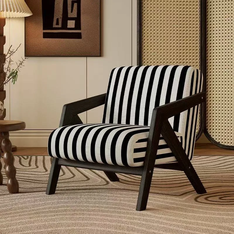 Wooden Frame Lounge Chair 5