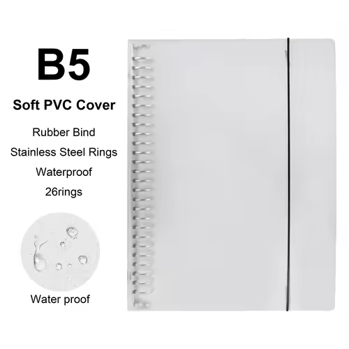 A4/B5/A5 Loose Leaf Refill Binder Notebook Blank/Line/Grid/Cornell Replacable Metal Ring Office&School Supplies Stationery - Image 33