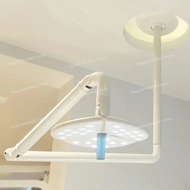 50W Ceiling LED Shadowless Lamp, Versatile Surgical Light for Dental, Cosmetic and Veterinary Procedures