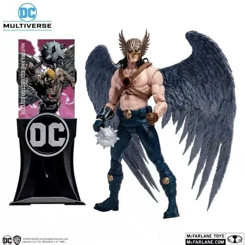 Wholesale Original Mcfarlane Dc Multiverse Hawkman Anime Action Figure Statue Figurine Collection Model Gifts Christmas toys