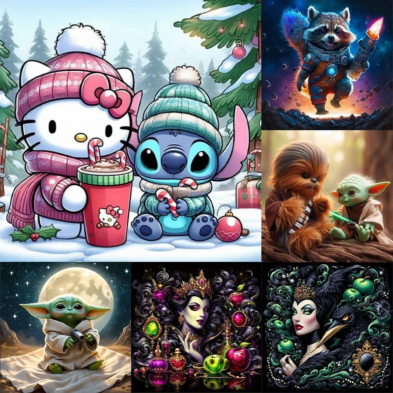 

Стежка 5D DIY комплект алмазной живописи мультфильм Алмазная мозаика картина художественное ремесло домашний декор подарок для взрослых детей