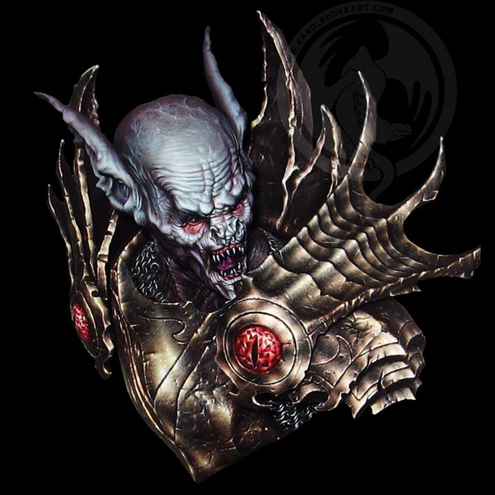 1/10 صياد مصاص الدماء، تمثال نصفي من الراتنج، GK، موضوع خيالي، مجموعة غير مجمعة وغير مطلية #1