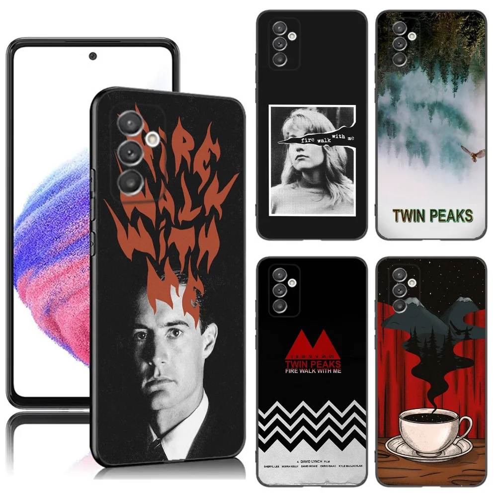 Twin Peaks Fire Walk with Me Phone Case For Samsung S24,23,22,30,21,10,9,Ultra,Plus,Lite,FE,5G Black Soft Case