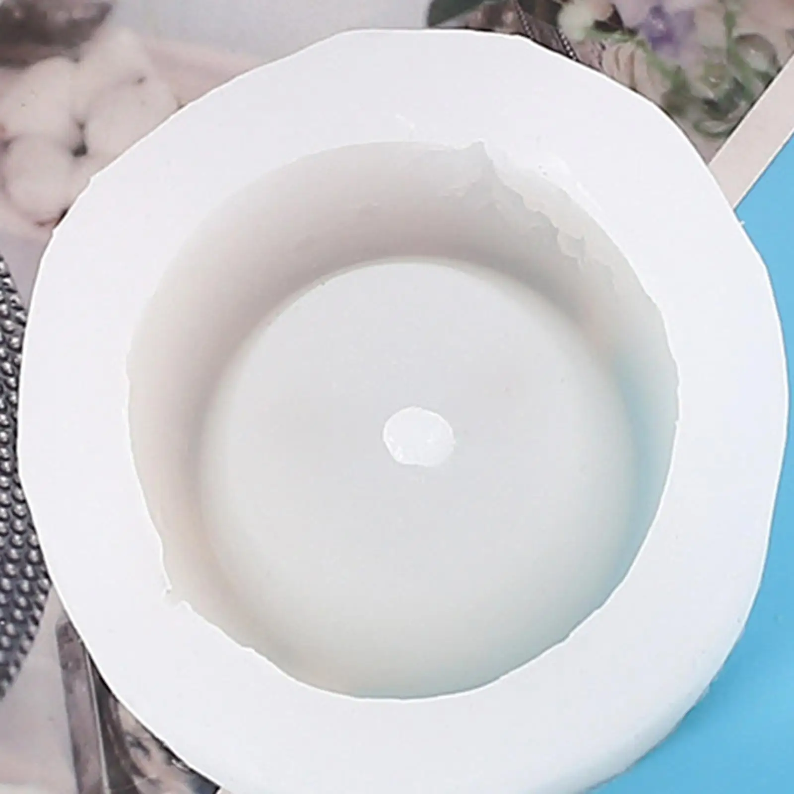 Silicone Cactus Flower Pot Mold Epoxy Casting Planter Container Clay Mould
