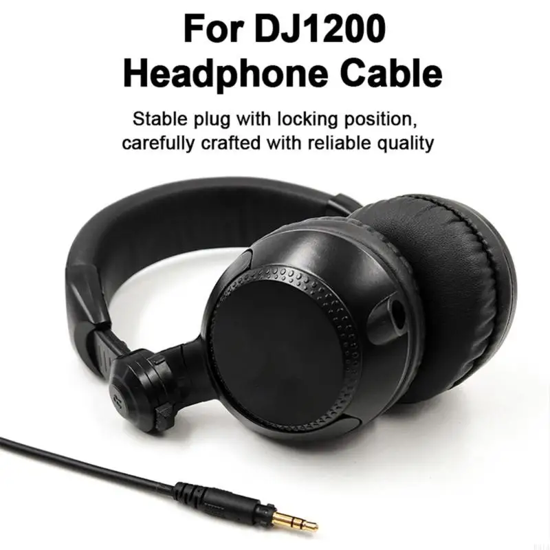

R91A Кабель для наушников для гарнитуры EAH DJ1200 Провод со штекерами 3,5 мм и пряжками с замком