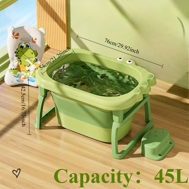 

Мультяшная детская складная ванна для плавания, товары для душа для новорожденных