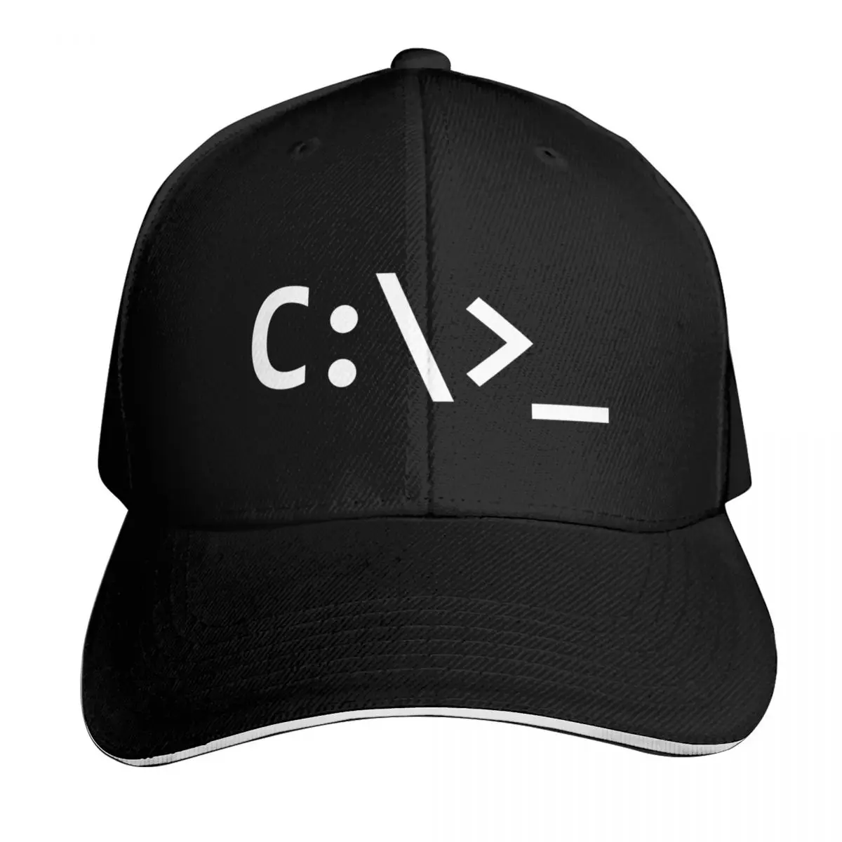 COMMAND PROMPT Baseball Cap Moisture Wicking Quick Dry Curved Brim Classic Fit Low Profile Unstructured