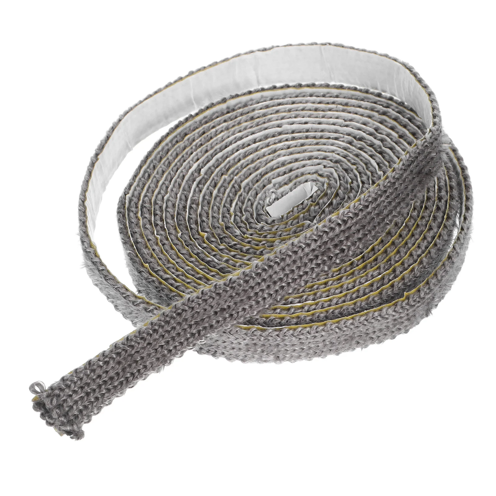 

Self Adhesive Stove Door Gasket Tape 3mm Thick Black High Temp Resistant Flat Rope Seal Stove Door Insulation Strip Heat Saving