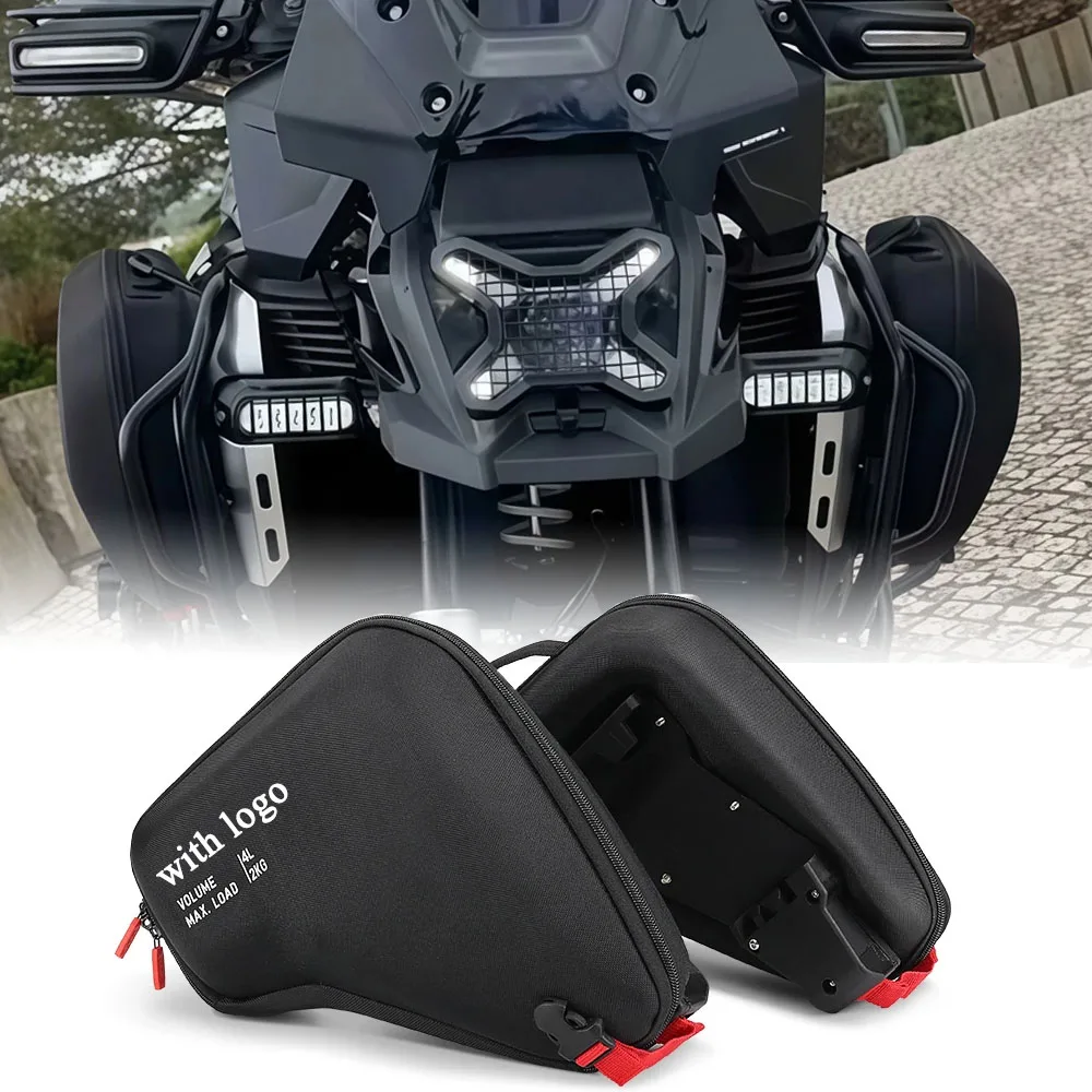 

R1300GS Adventure Motorcycle Left And Right Radiator Cowl Bags Side Fairing Tool Bag For BMW R 1300 GS ADV R1300GSA 2024 2025