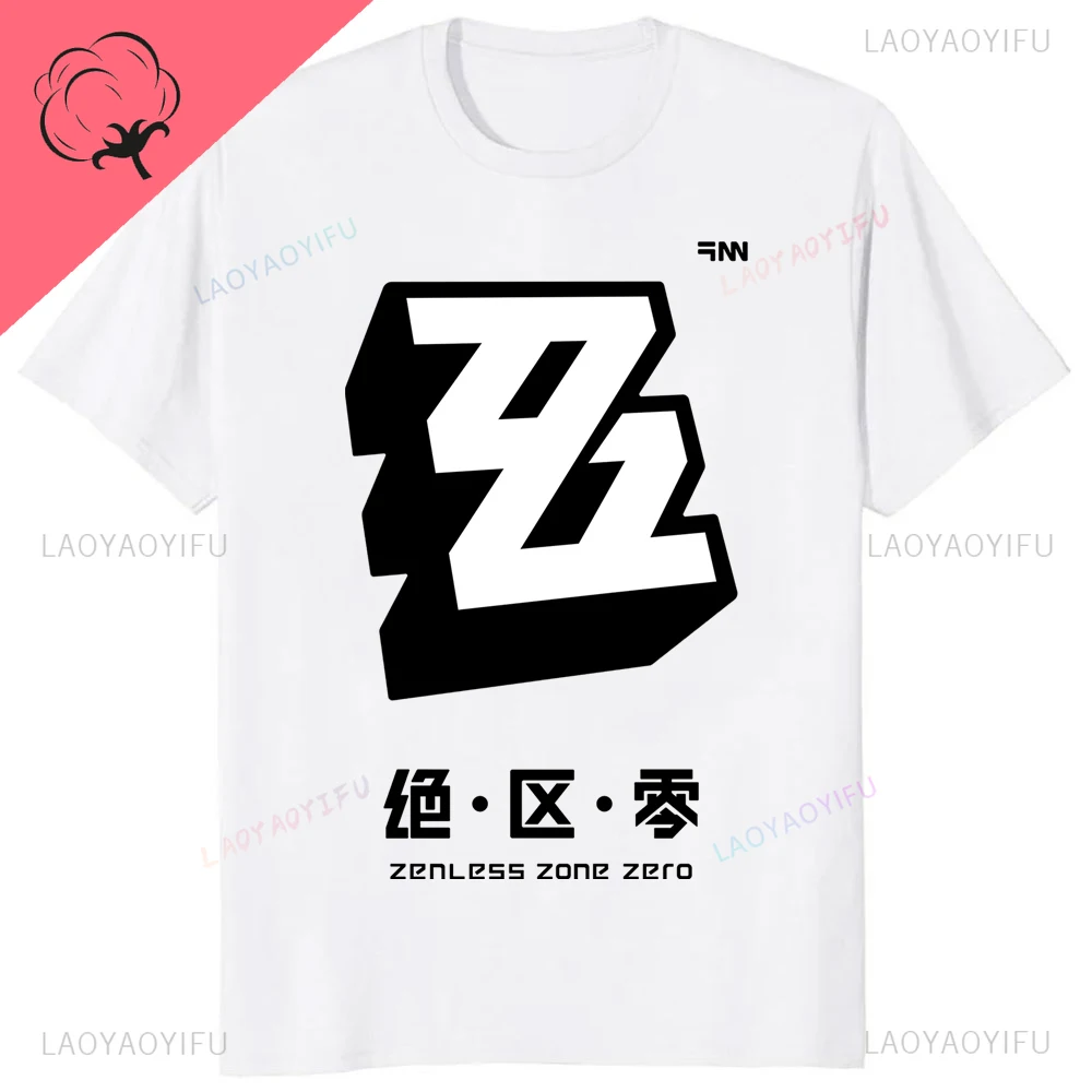 Kawaii Zenless Zone Null T-Shirt ACG ARPG Spiel Fans Cosplay Grafik T Shirt Baumwolle Casual Mode Streetwear Mann Frauen T-shirt – Detail 15