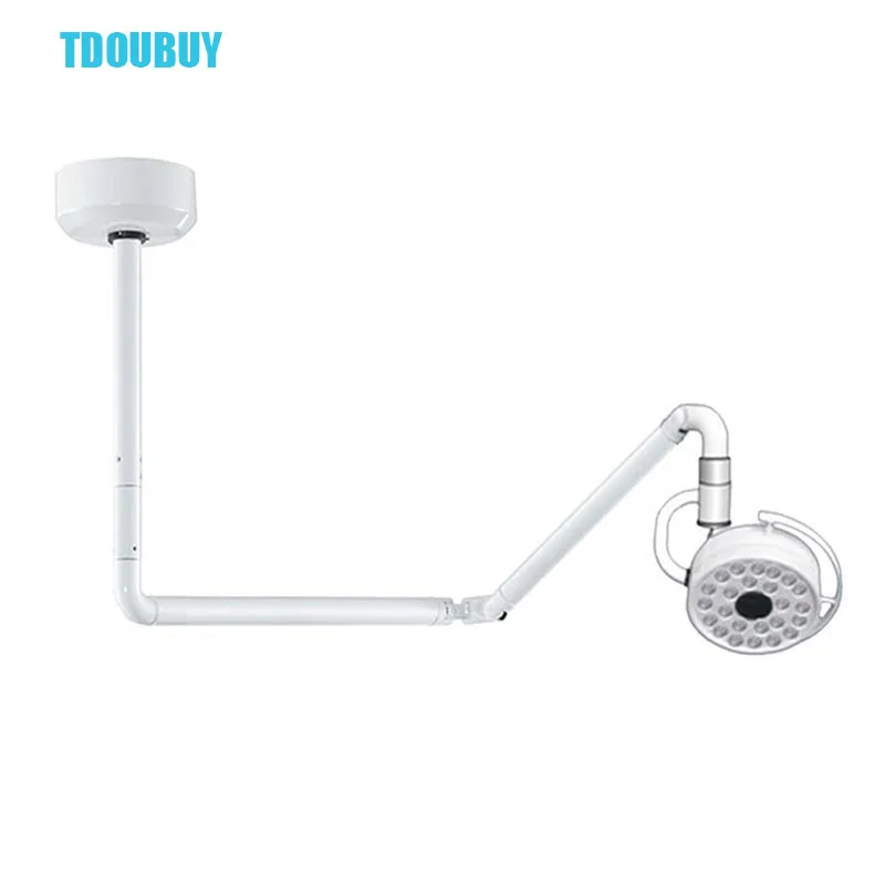 TDOUBUY LED Ceiling Surgical Exam Light Shadowless Lamp Pet Surgery Dental Department 72W Super Brightness  (90V-240V) 800mm