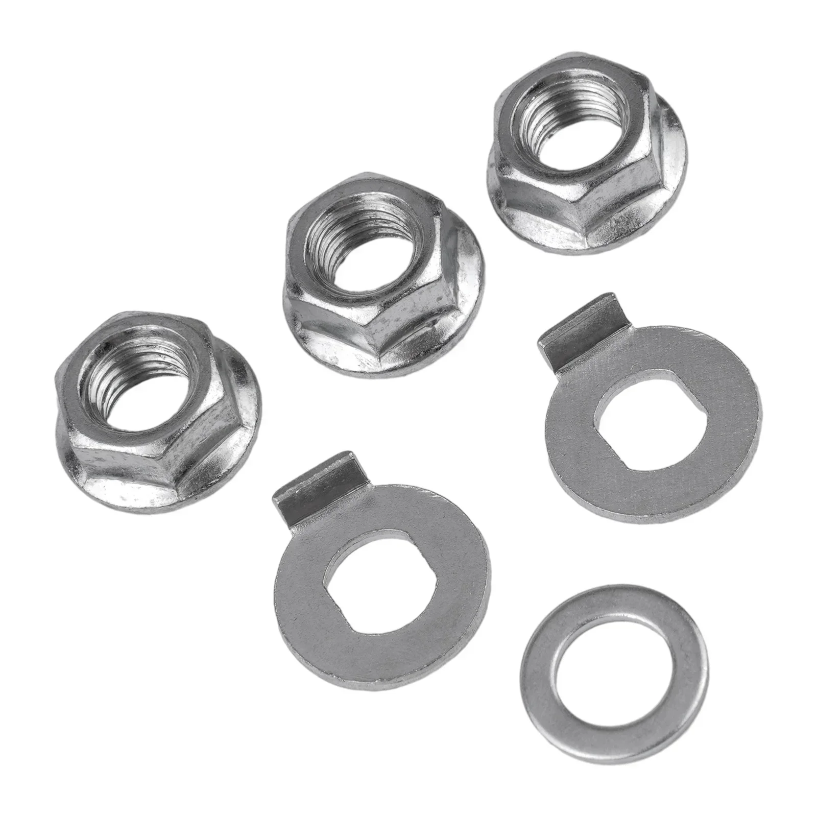 Ebike Nut 1 Set Nuts Silver 12mm (M 12) For 250W-1000W Motors For Bicycle Replacement For E-bike For Electric Bike