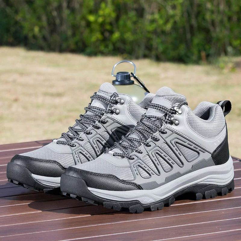 Xiaomi WALK SOUL Men Hiking Shoes Waterproof Non-Slip Wear Resistant Men's Outdoor Mountain Boots Climbing Shoes Travel Sneakers