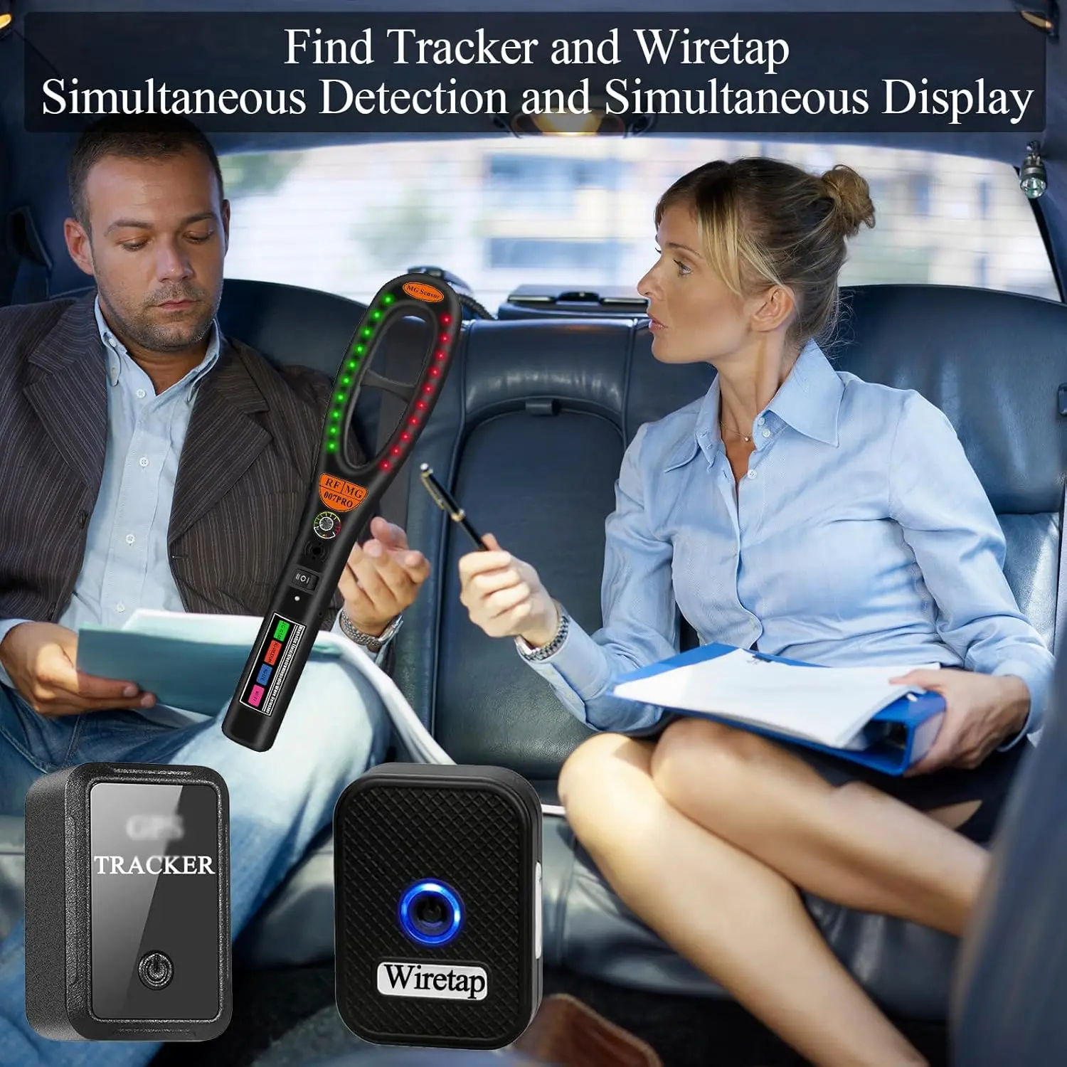 Hidden Camera Detectors, Listening Device Car Tracking Detector Spy Gadgets Bug Detector Protect Your Privacy in Hotels,Travels