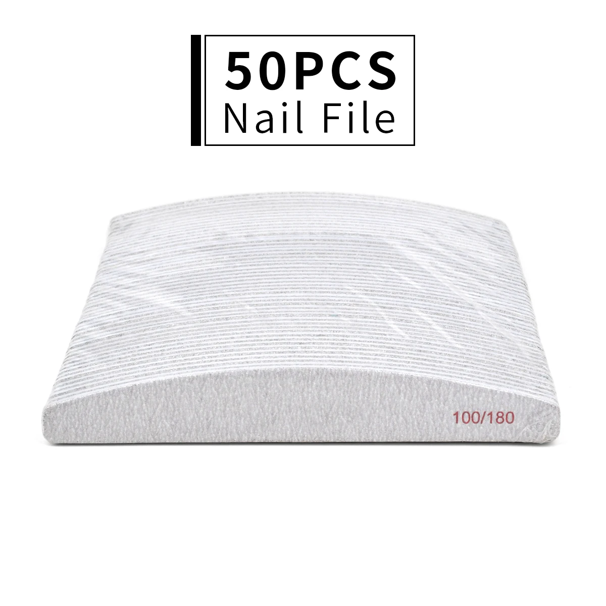 

50PCS Professional Manicure Nail Files Emery Board Grinding Polishing Tools