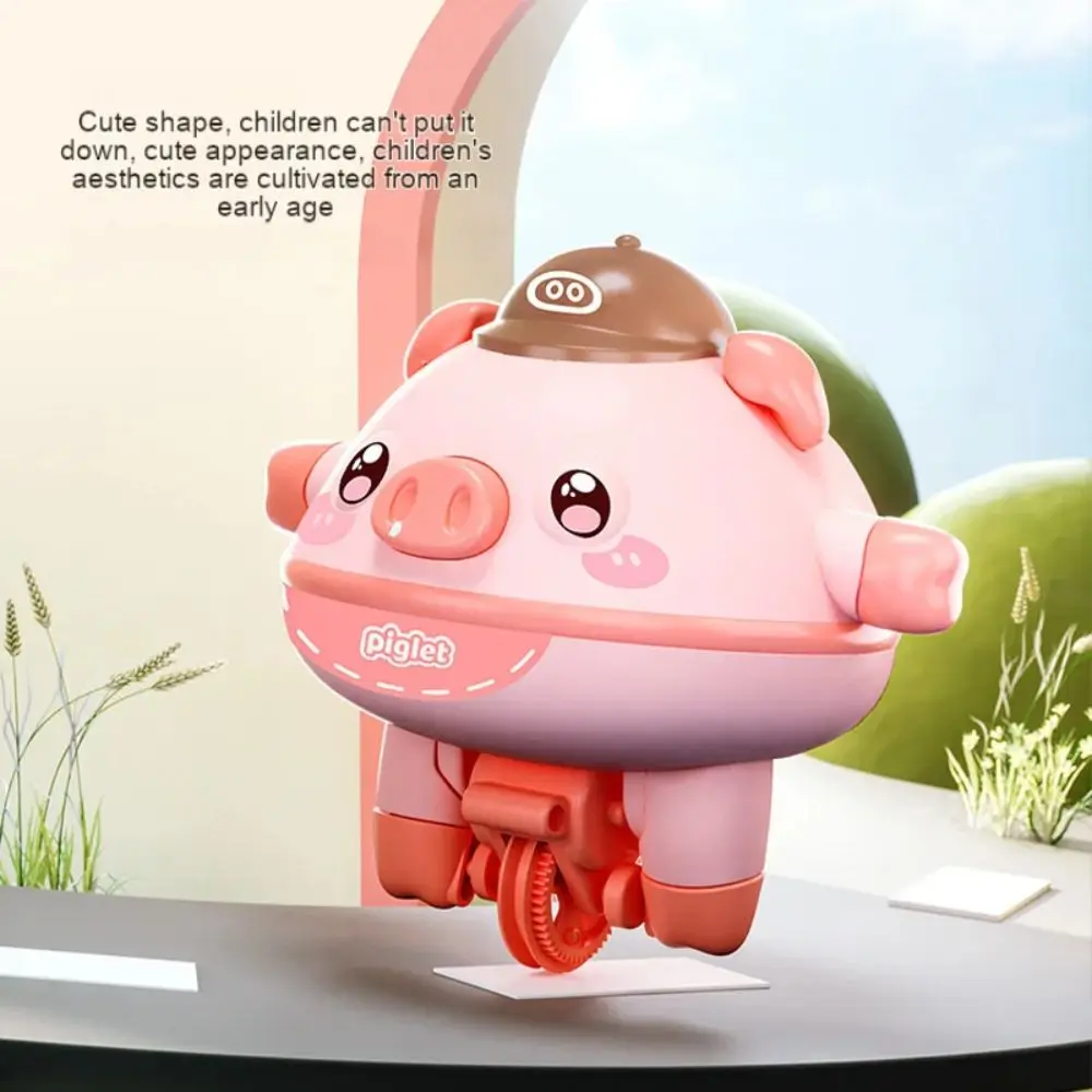 Brain Game Tumbler Balance Pig Tightrope Walking Technology Unicycle Electric Toy Novelty Cute Unicycle Balance Pig Toy Boy Girl