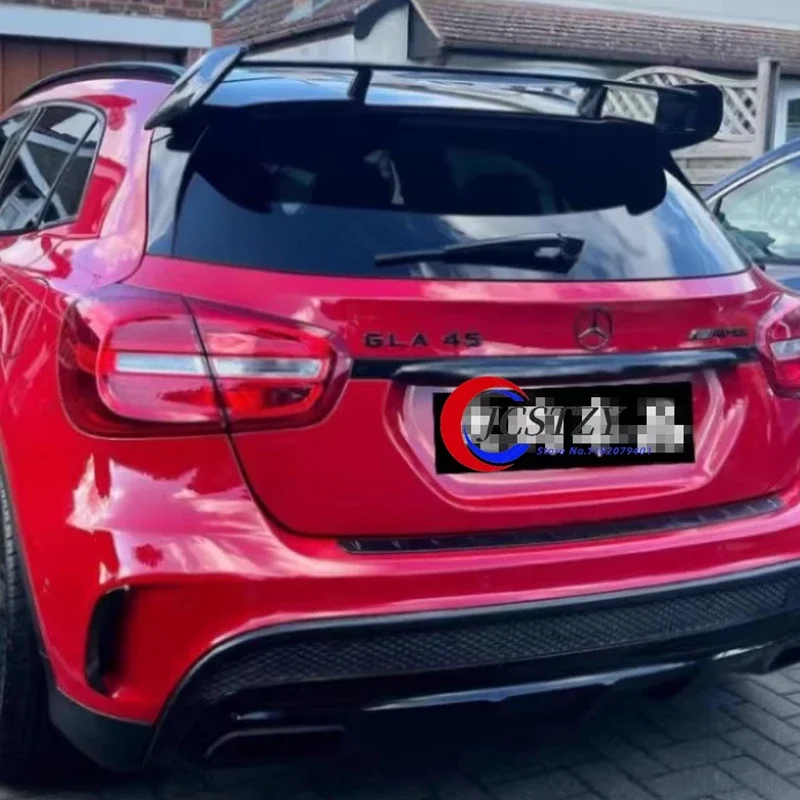For Mercedes Benz CLA-Class X156 GLA45 GLA200 GLA220 GLA250 260  2013-2018 Rear Roof Trunk Lid Spoiler Wings Car Accessories