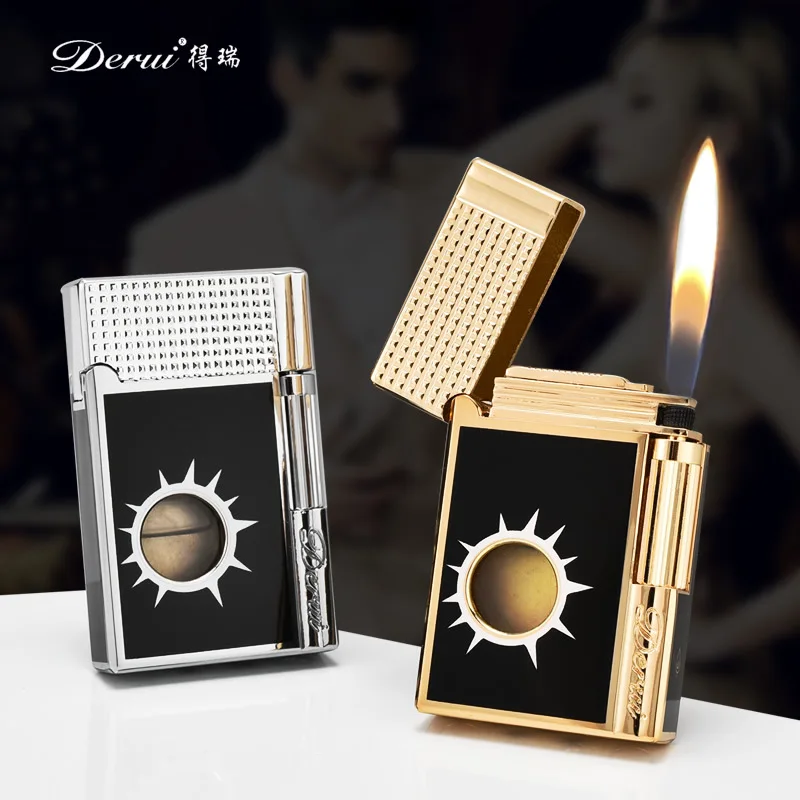 Novelty Lighters Soft Flame Butane Gas Refillable Memorial Cigarette Accessory For Smoker Collection Dupont Brand New.