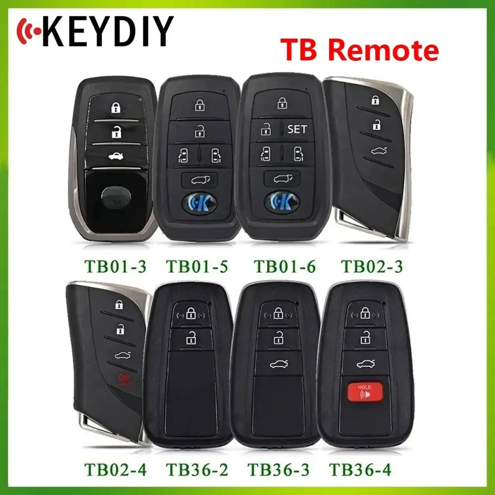 

KEYDIY KD 8A TB Smart Key Remote TB01 TB02 TB36 For Toyota Corolla RAV4 For Lexus ES GS FCCID:0020 0410 2110 F43 0351 0010 0440