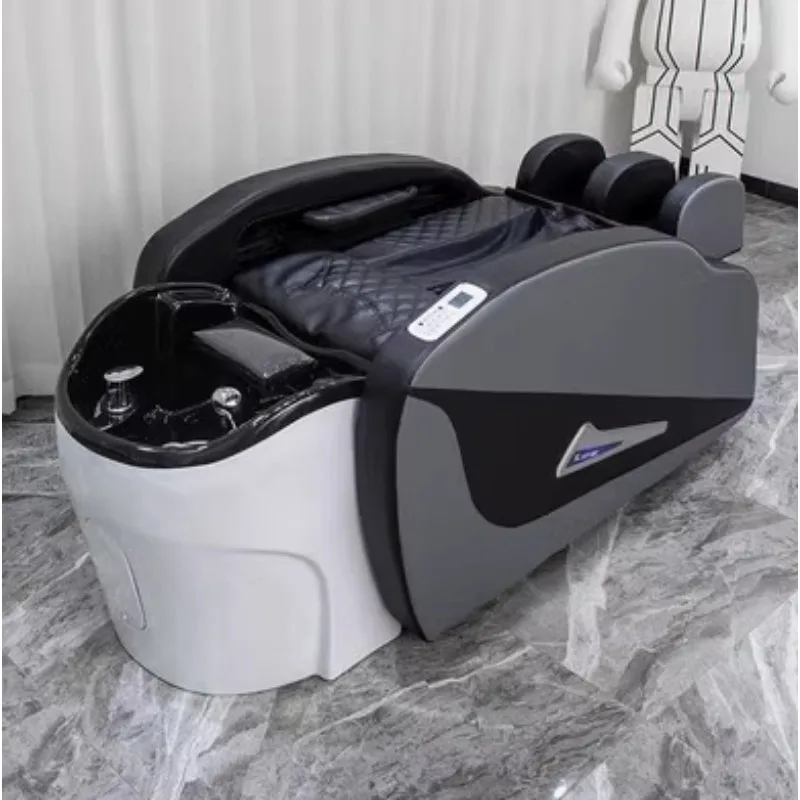 

Shampoo Bed Spa Headspa Massage Water Makeup Chair Professional Barber Salon Bowl Mobile Washbasin Hair Wash Basin Krzesla Sink