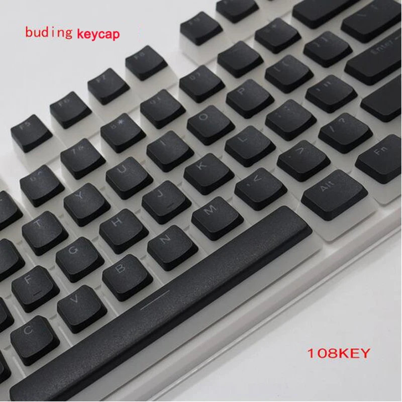 Pudding Keycaps PBT OEM 108 Keys Keycaps For Cherry MX Switch Mechanical Keyboard RGB Gamer Keyboards Gaming Accessorie Teclado