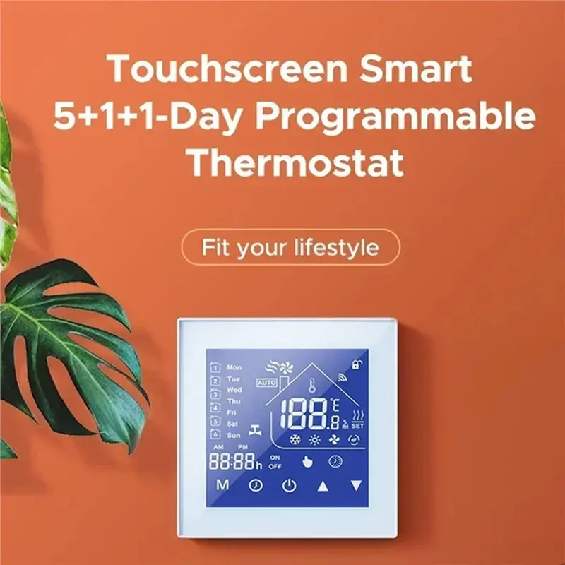 A99E-Wifi Smart Thermostat 16A Electric Heating For Floor Smart Home Temperature Controller Compatible For Alexa Google Home