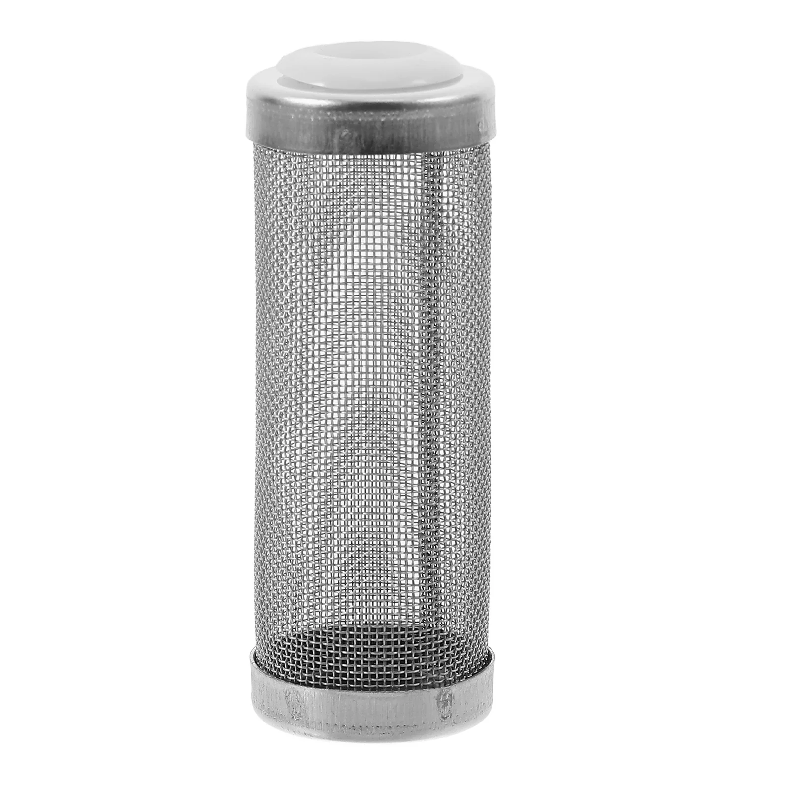 

Stainless Steel Filter Tube for Fish Tank Reusable Fine Mesh Aquarium Filter Guard Protection Intake Strainer Replacement