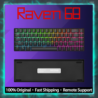 Teamwolf Raven68 Gaming Keyboard E-Sport Magnetic Switch Ultra Low Latnecy Customized Hot Swappable Dynamic RGB Rapid Trigger