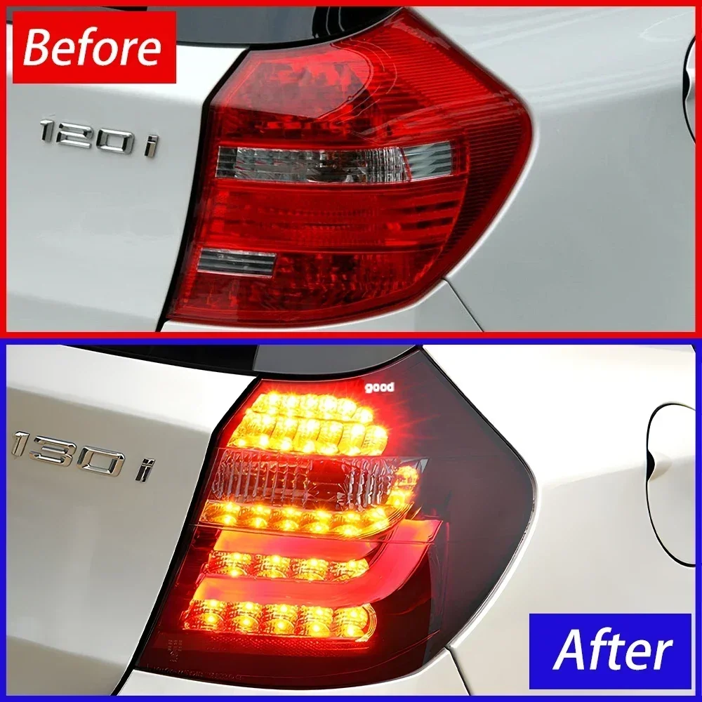 For BMW 1 Series E87 118i 120i 125i 128i 130i 2007-2011 Auto Back Lamps Assembly Upgrade LED Dynamic Car Taillights Accessories view 3