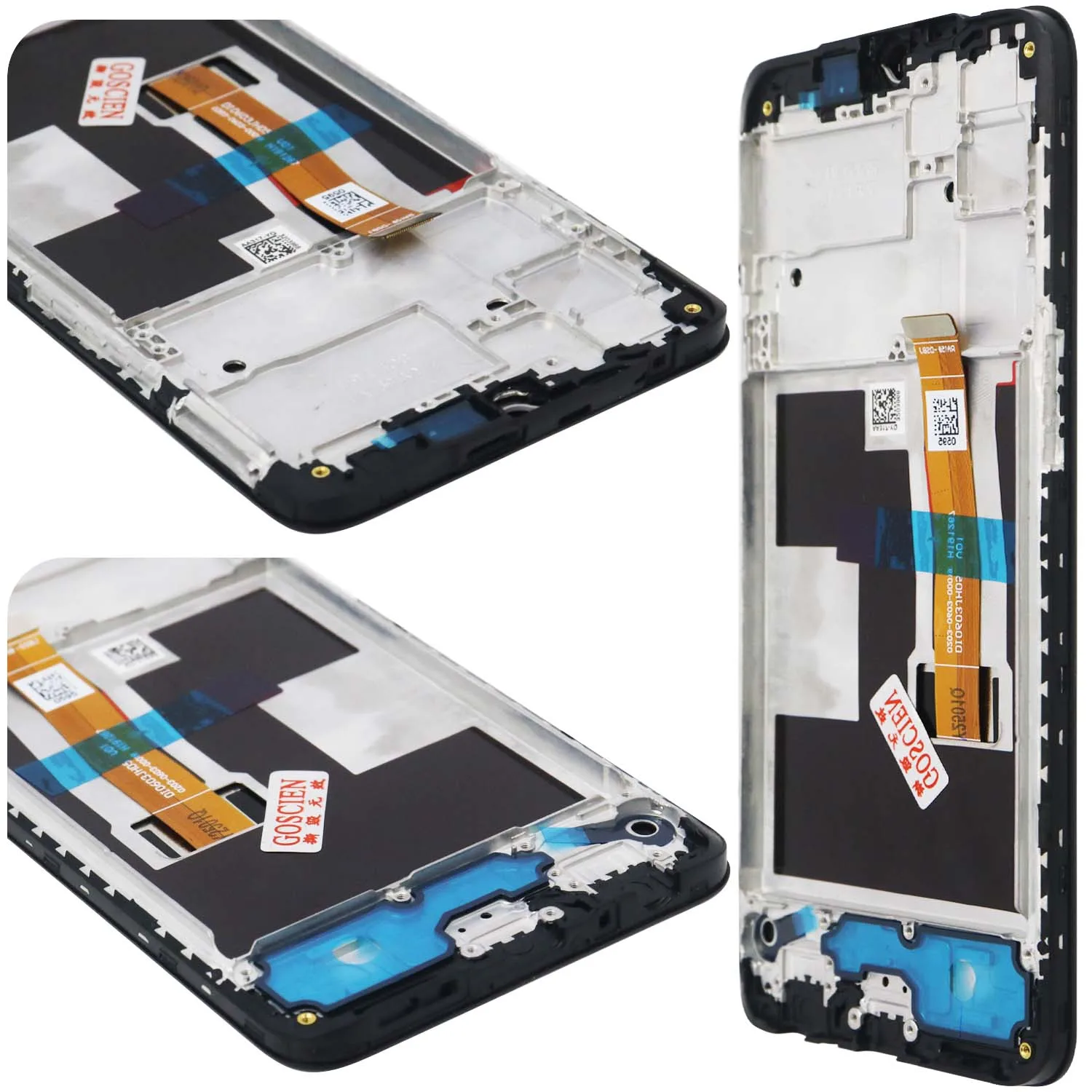 Pantalla LCD táctil para móvil, montaje de digitalizador con marco de 6,3 pulgadas para Oppo Realme 5 Pro, Realme RMX1971 Q, novedad